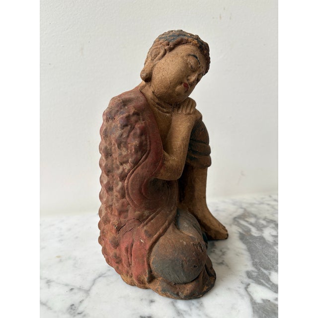 Chinese Liao Dynasty Wooden Buddha Statue For Sale - Image 3 of 7