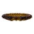 Vintage Amber Cut Art Glass Cigar Ashtray 1920's-1950's Art Deco Med-Century For Sale
