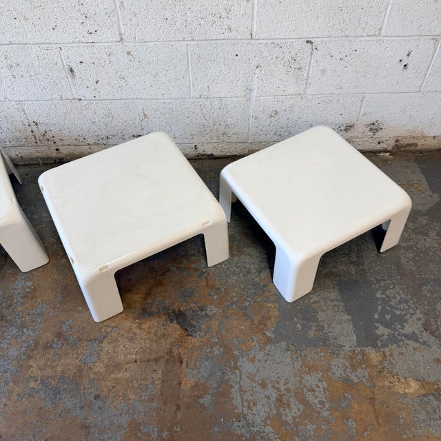 Italian Quattro Gatti Stacking Side Tables by Mario Bellini for C&b Italia, 1960s, Set of 4 For Sale - Image 3 of 10