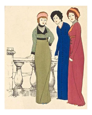 Models on the Terrace - Original Stencil by Paul Iribe - 1908 1908