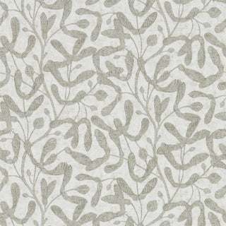 Sanderson Sycamore Trail Wallpaper in Silver - a Sample For Sale