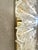 Huge rectangular wall sconce in unlaquered brass and Transparent Murano glass with a partcular shape that give brigtness ....