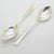 Vintage Italian Handmade Genuine Silver Sugar Coffee Spoons, 1970s, Set of 2 For Sale - Image 10 of 10