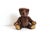 A vintage collector's teddy bear, hand-made by the bear artist Sue Kruse. Rich dark red-brown wool fur with felt pads on...
