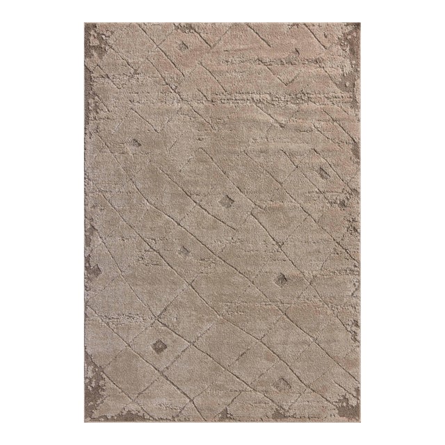 Amber Lewis x Loloi Monty Beige / Natural 2'-7" x 8'-0" Runner Rug For Sale