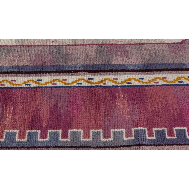 Mid-Century Modern Doris Leslie Blau Mid-20th Century Swedish Pile Rug by Martha Ghan For Sale - Image 3 of 9