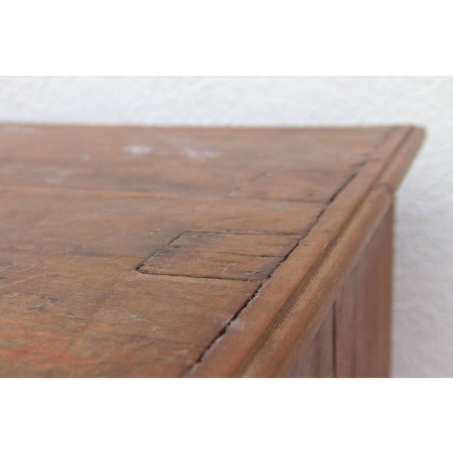 Brown Antique Colonial Teak Chest on Chest For Sale - Image 8 of 12
