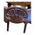Mid 20th Century Vintage French Country Carved Walnut-Tone Rush Seat Dining Chairs – Set of 6 For Sale - Image 5 of 11