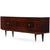 An exceptional French Mid-Century Modern Macassar ebony sideboard, circa mid 20th century, showcasing striking horizontal...
