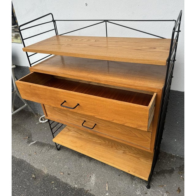 Wood Small Modular Bookcase by Kajsa & Nils Nisse Strinning for String For Sale - Image 7 of 17