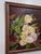 Impressionist Framed Impressionist Floral Magnolia Still Life Oil Painting Wall Art, Burgundy For Sale - Image 3 of 8