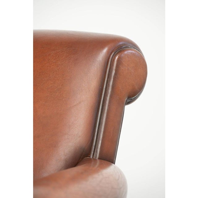 Club Chair in Sheepskin Leather For Sale - Image 11 of 14