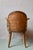 Art Deco Bridge Chair in Beech and Cognac Leather, 1920s For Sale - Image 12 of 14