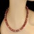 Natural Rhodonite Necklace For Sale - Image 4 of 4