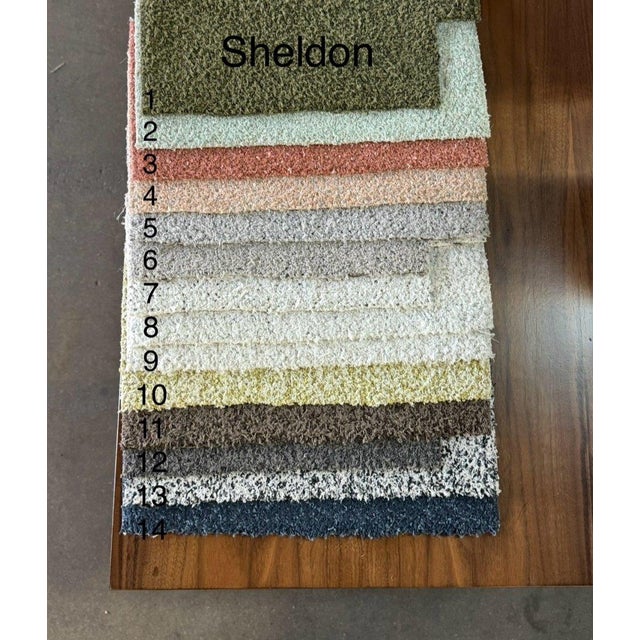 Low Profile Channel Sectional in Beige For Sale In Los Angeles - Image 6 of 12