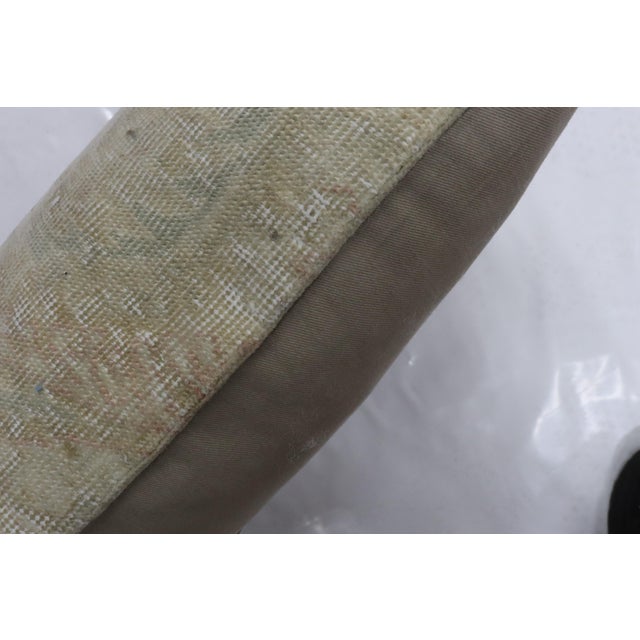Turkish Kayseri Rug Pillow For Sale - Image 4 of 5