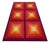 Quadrat Geometric Op Art Rug in the style of Verner Panton, England, 1970s For Sale