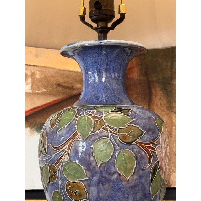 1950s Pair of Royal Doulton “Rose” Lamps For Sale - Image 9 of 15