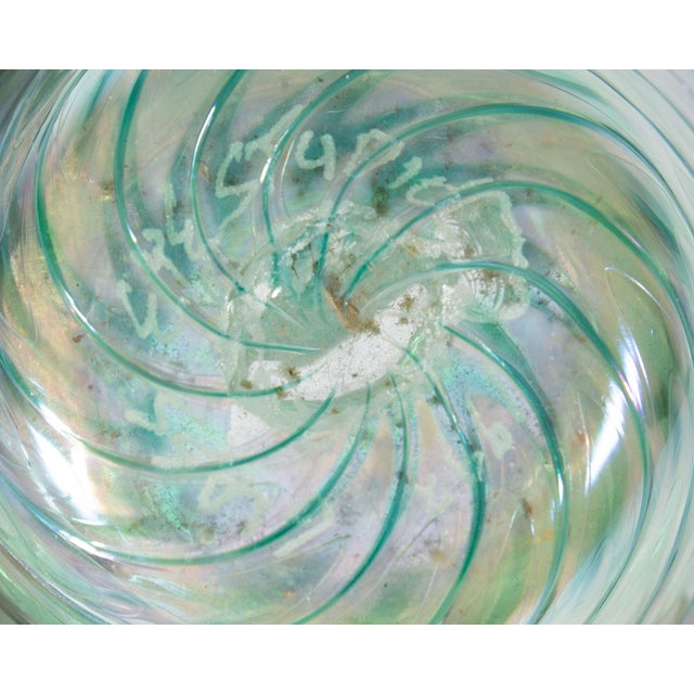 1970s Glass Eye Studio 1973 Art Glass Vase For Sale - Image 5 of 6