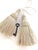 Textile Pair of Key Tassels in Cream / Neutral Color For Sale - Image 7 of 13