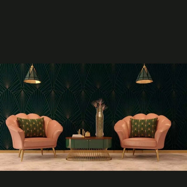 1930s Ww2 Military Authentic Egyptian Scroll Etched Artillery Shell Casing Inscribed Art Deco For Sale - Image 5 of 12