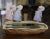 19th Century French Barbotine Centerpiece Jardinière With Young Girls For Sale - Image 9 of 11