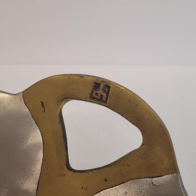 Brutalist Fountain in Brass and Aluminum by David Marshall, Spain, 1980s For Sale - Image 11 of 18