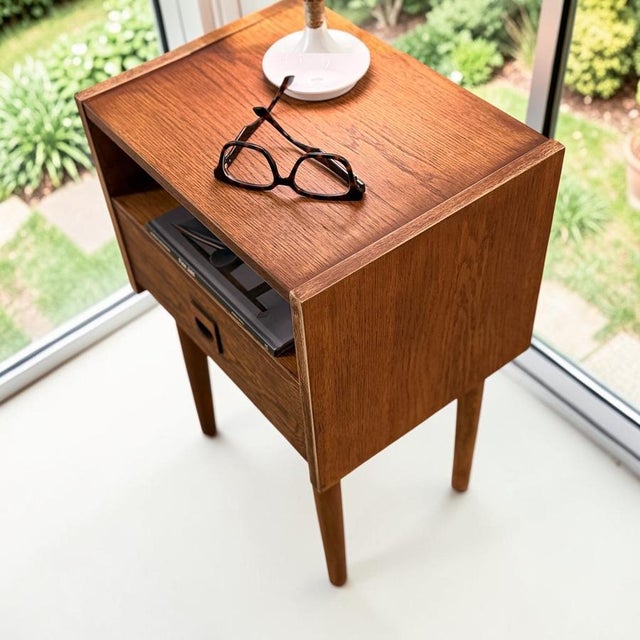 Danish Nightstand in Teak from Brouer Møbelfabrik, 1960s For Sale - Image 4 of 10