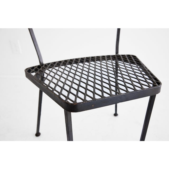 Late 20th Century Set of Four Sculptural Garden Dining Chairs For Sale - Image 5 of 11