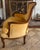 Wood French Louis XV Bergere Chair Is Yellow Velvet and Down Seat, Signed For Sale - Image 7 of 15