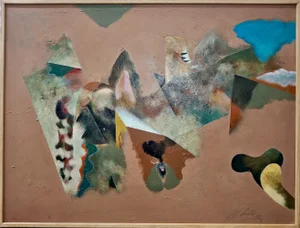 Abstract of "Forces" Painting by William Shields