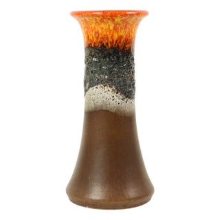 Vintage Fat Lava Vase from Jasba, West Germany, 1960s For Sale