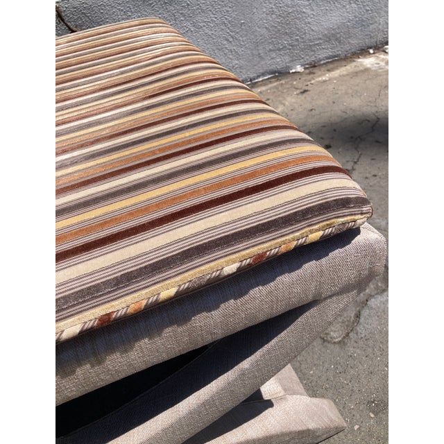 Neoclassical Backless Daybed Fully Upholstered- 2 For Sale - Image 12 of 12