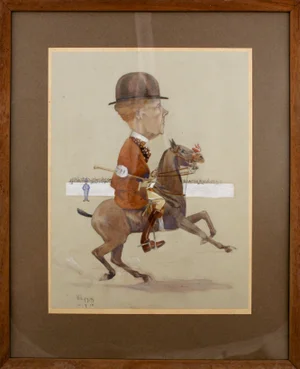 Dapper Equestrian Watercolor