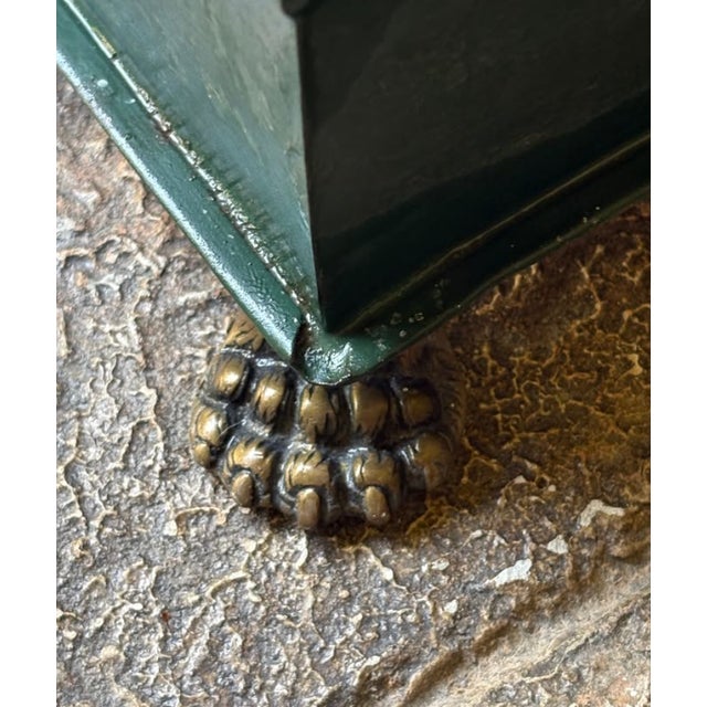 Metal 19th C. Antique Brass Footed Birdcage With Claw Feet – Sculptural Statement Piece ✨ For Sale - Image 7 of 8