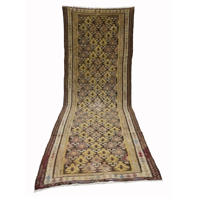 Fine Hand-woven caucasian Kilim\. Typically geometric designs are used and these Kilims usually come in a variety of...