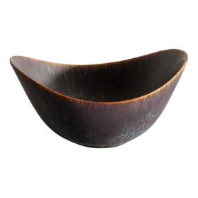 Mid-Century Swedish Stoneware Aro Bowl by Gunnar Nylund for Rörstrand, 1950s For Sale