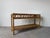 Vintage Coastal Rattan Two-Tier Console Table With Glass Top For Sale In Miami - Image 6 of 17