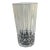 Val St. Lambert Belgium Crystal Vase With Vertical Fluting Faceted Diamond Cut Base For Sale
