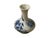 This exquisite small porcelain vase features a classic baluster-style silhouette with a gracefully flared rim and a...