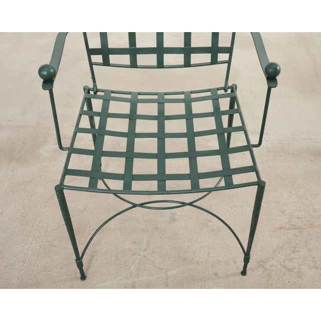 Mario Papperzini for Salterini Iron Garden Dining Suite, Attributed For Sale - Image 11 of 12