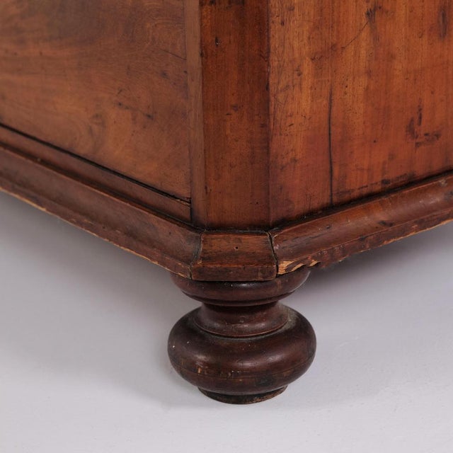 Mahogany Chest of Drawers with Four Drawers, 1880s For Sale - Image 8 of 12