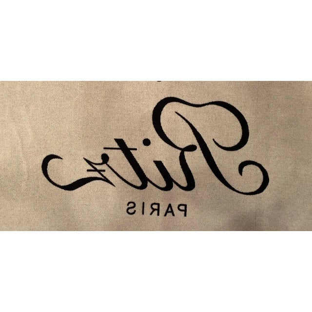 Ritz Paris Hotel X Frame Blanket Navy Blue Cashmere Wool For Sale In Washington DC - Image 6 of 10