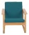 Model 2256 Lounge Chair in Light Oak and Fabric by Børge Mogensen for Fredericia For Sale