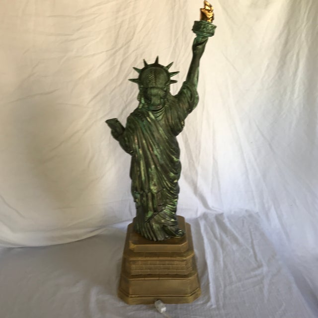 Vintage Ceramic Statue of Liberty Light Chairish