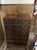 1980’s Two Tone Solid Wood Mahogany Chest of Drawers For Sale - Image 9 of 9