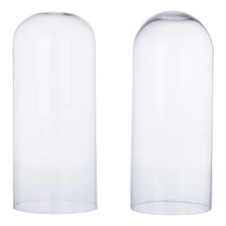 Blown Art Glass Domes, Set of 2 For Sale