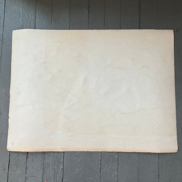 1960’s Original Jacob Semiatin Abstract Watercolor Painting Signed For Sale In Philadelphia - Image 6 of 6