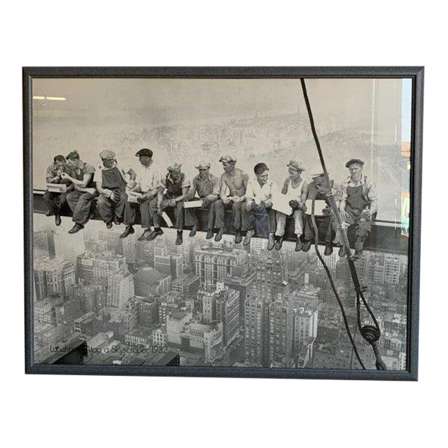 "Lunchtime Atop a Skyscraper, 1932" Print For Sale