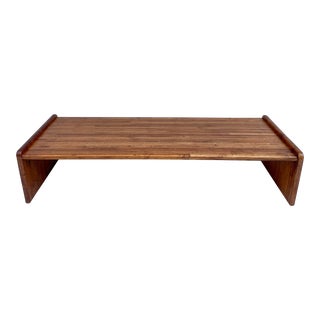 Mid-Century Wood Coffee Table Attributed to Lou Hodges For Sale